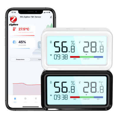 Tuya ZigBee Igrometro Termometro Sensore App Remote Voce Alexa Google Home Smart Home Wireless
