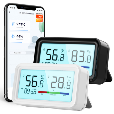 Buon prezzo Sensore termometrico con retroilluminazione Remote App Voice Alexa Google Home Digital Tuya Smart Home in linea