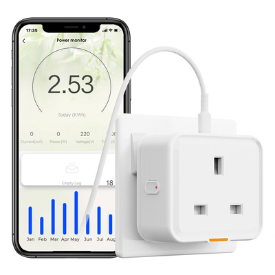 Buon prezzo Tuya Smart Home Plug UK Socket Travel Adapter Conversion Outlet APP Voce funziona con Alexa Tipo C 16A WiFi RF433 in linea