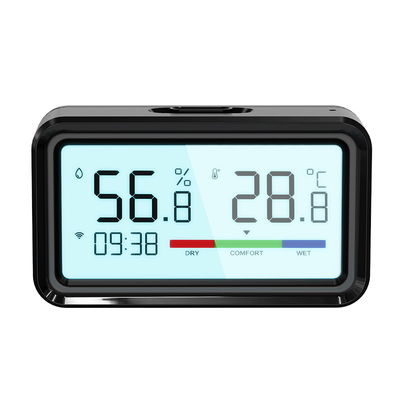Buon prezzo Tuya ZigBee igrometro e sensore termometro, monitoraggio remoto wireless tramite app, compatibile con Alexa e Google Home per l'automazione domestica intelligente in linea