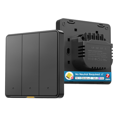 Buon prezzo Zigbee Smart Wall Switch senza fili neutri, senza bisogno di condensatore, tempistica, controllo vocale, Tuya App, Alexa e Google Home compatibile in linea