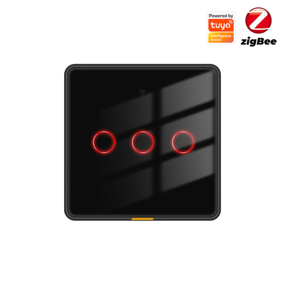 Buon prezzo Tuya Zigbee Smart Light Switch senza fili neutri, senza bisogno di condensatore, 100-250V, controllo vocale e app, compatibile con Alexa e Google Home, EU Touch Switch in linea