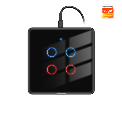 Buon prezzo Tuya WiFi Touch Wall Switch Tipo C, Standard UE, RF433, 110-240V, con timer e controllo vocale, compatibile con Alexa e Google Home per l'illuminazione domestica intelligente in linea