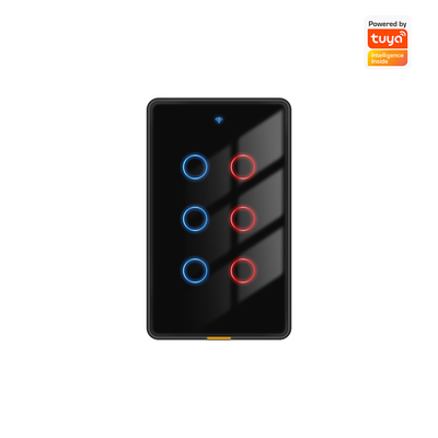Buon prezzo Tuya Smart WiFi 6 Gang Light Switch senza filo neutro, tempistica, controllo vocale, RF433, Alexa e Google Home compatibile in linea