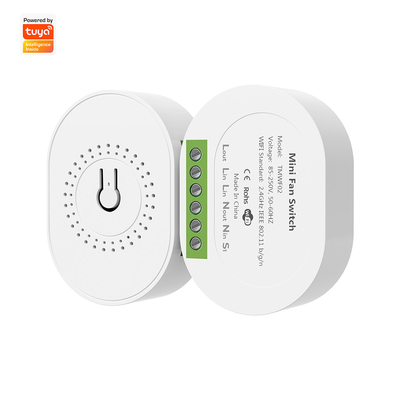 Buon prezzo SMATRUL Tuya WiFi Smart Fan Speed Regulation DIY Mini Switch Module Timer di controllo remoto a 220V per Alexa Google Home in linea