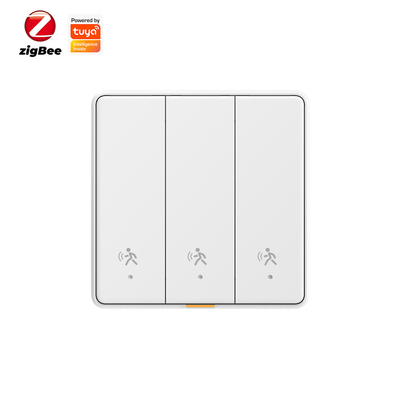 Buon prezzo Tuya ZigBee Radar Motion Sensor Switch Sensing No Neutral Smart Home EU Pulsante di illuminazione a parete spento No Capacitor Timing App in linea